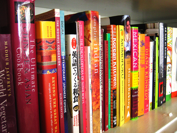My Cookbook Shelf