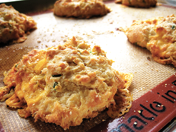 Cheddar-Chive Scones